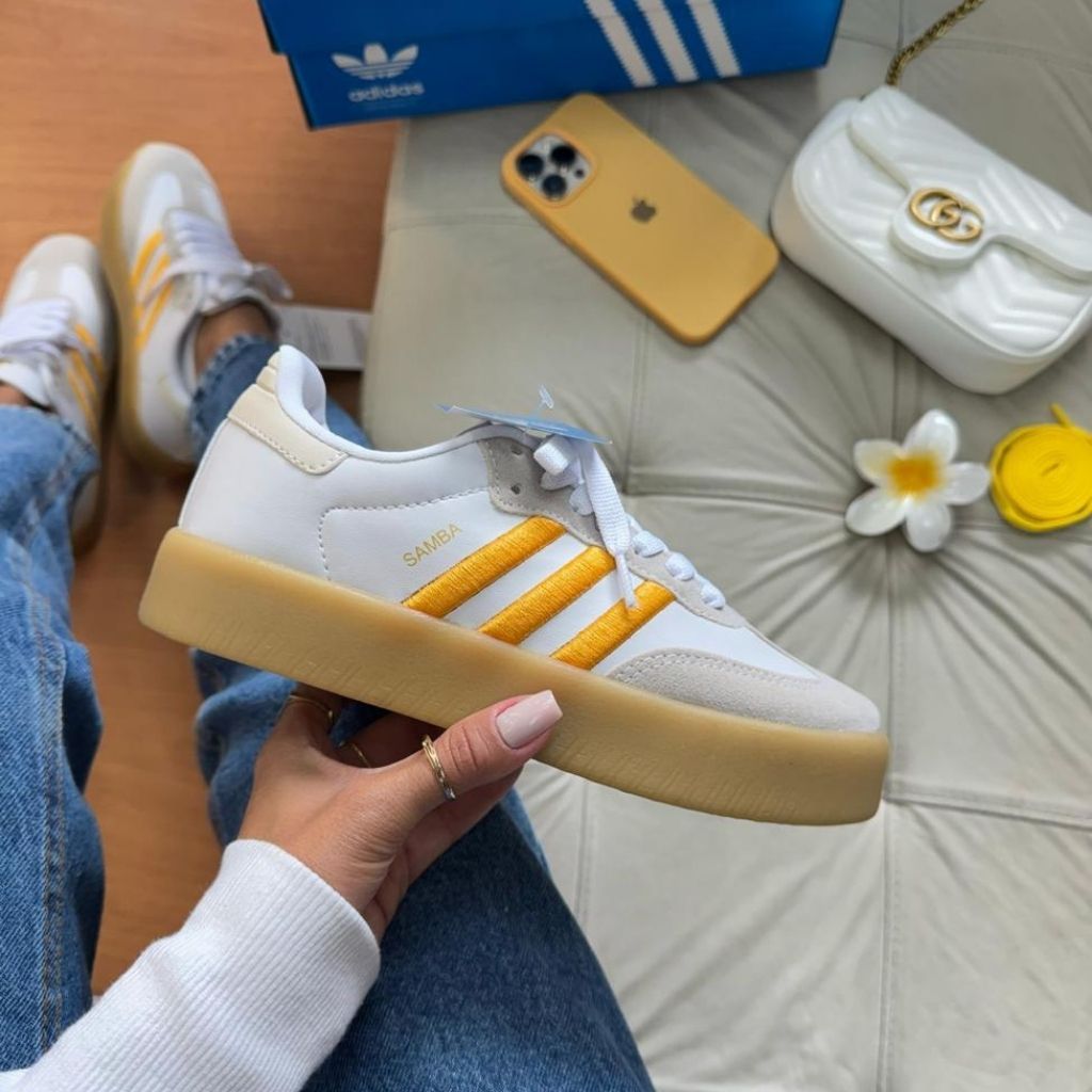 Adidas Samba cuerina plataforma