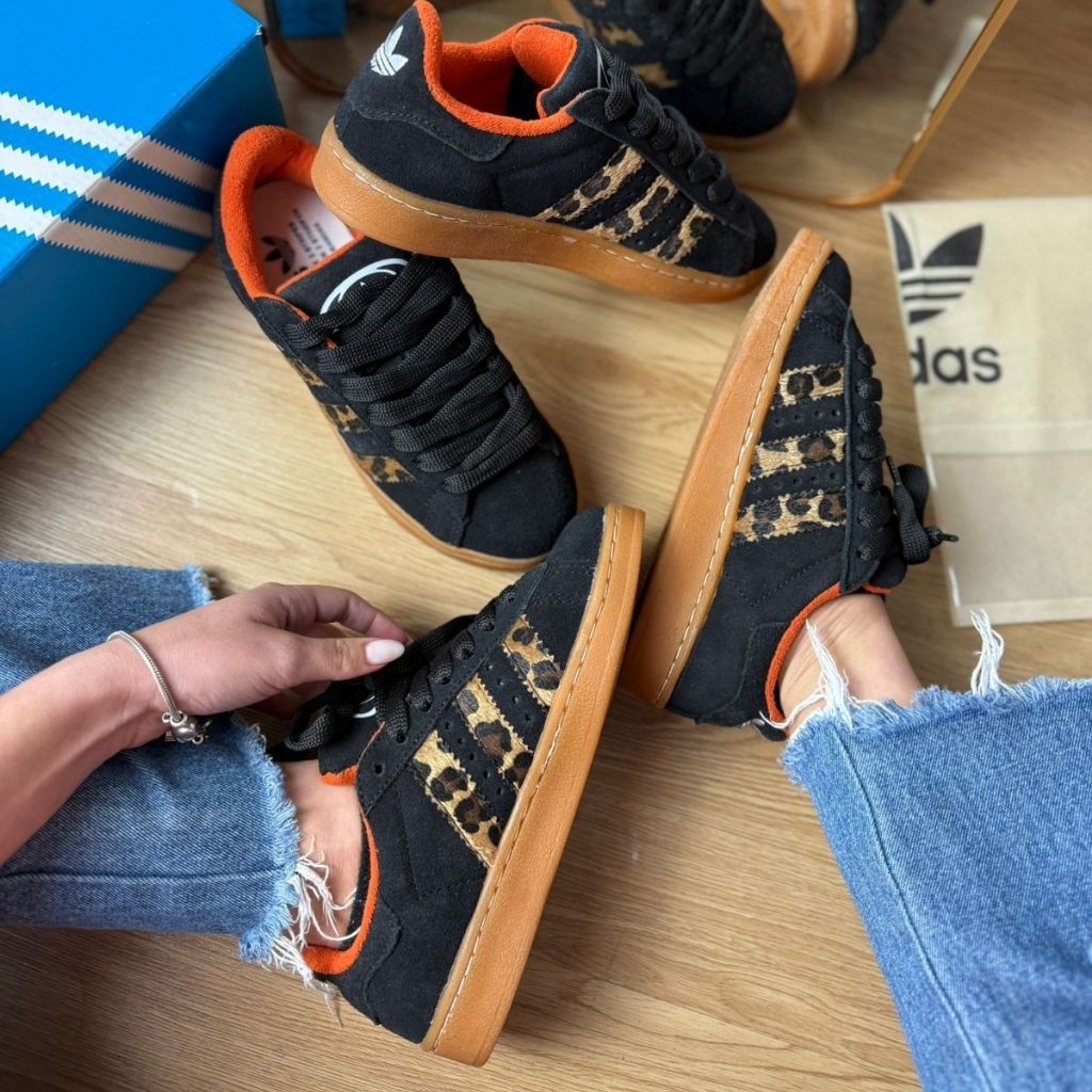 Adidas Campus animal print