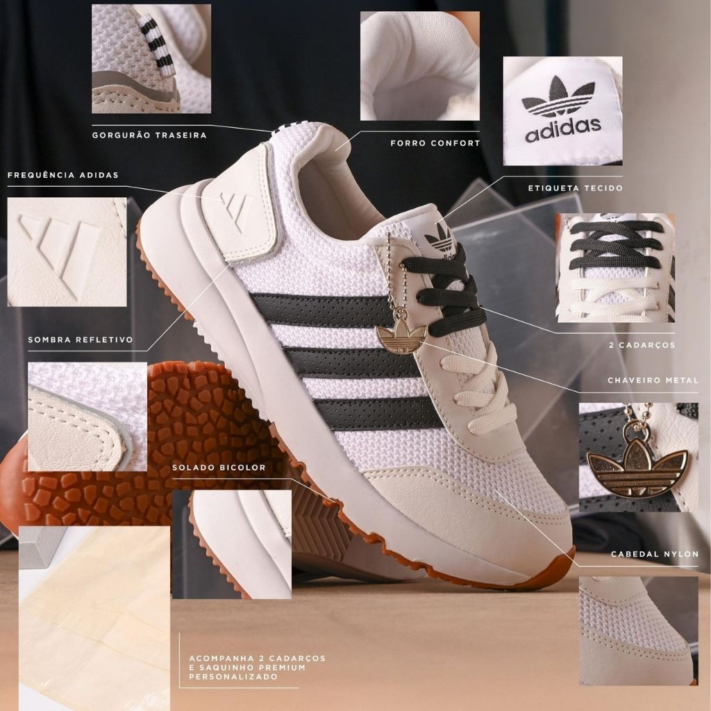 Adidas branco/preto